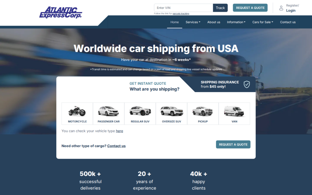 Профіль компанії AtlanticExpress