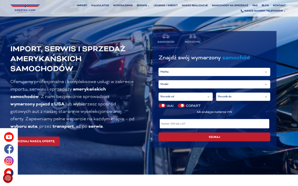 Профиль компании Ameryka Cars