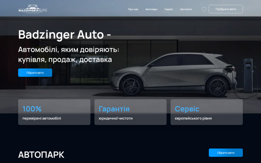 Профиль компании Badzinger Auto