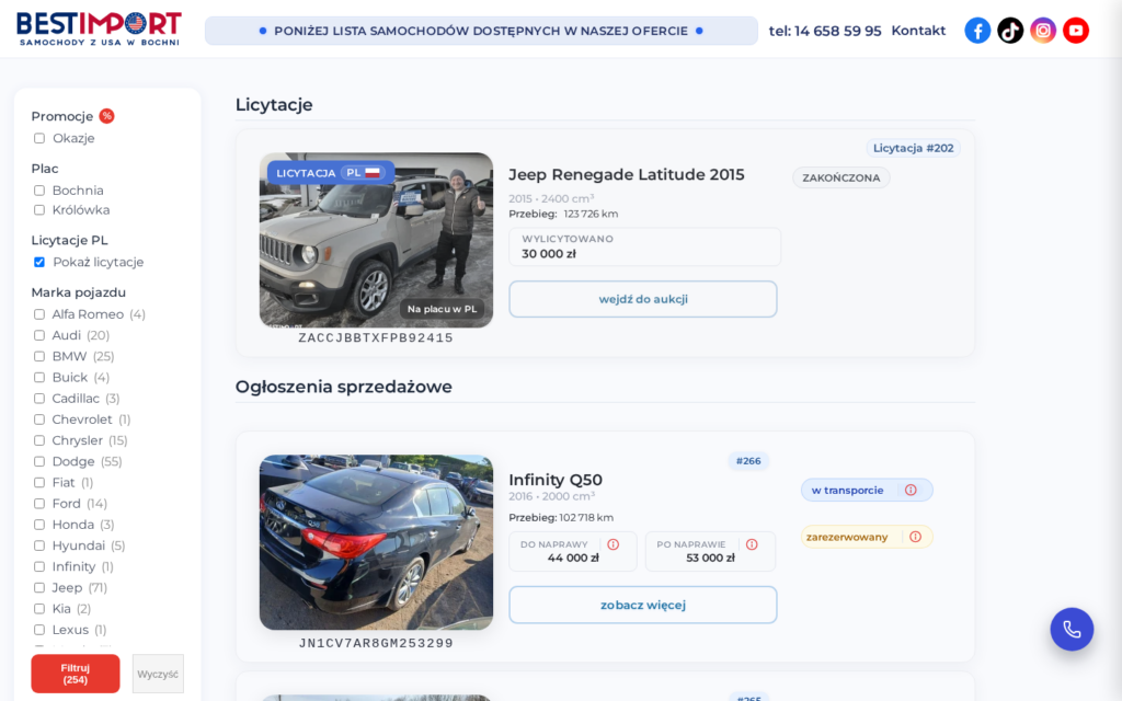 Профиль компании BESTIMPORT.pl