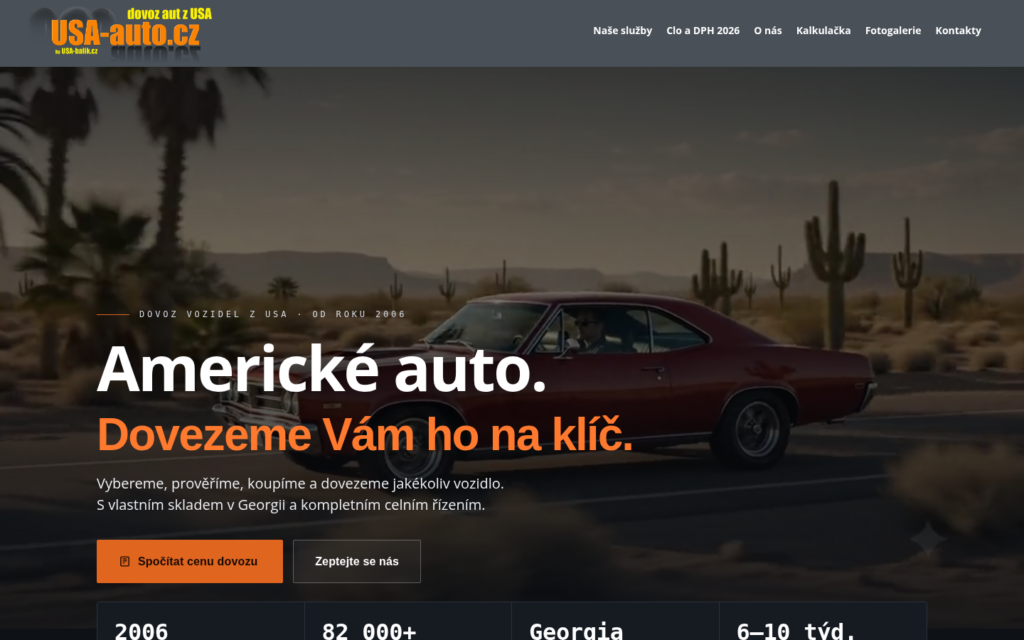 Профиль компании USA-auto.cz